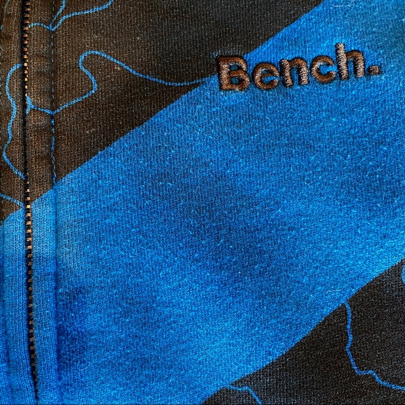 Bench Crowl Neck Zip Hoodie Sz Med - Picture 7 of 7